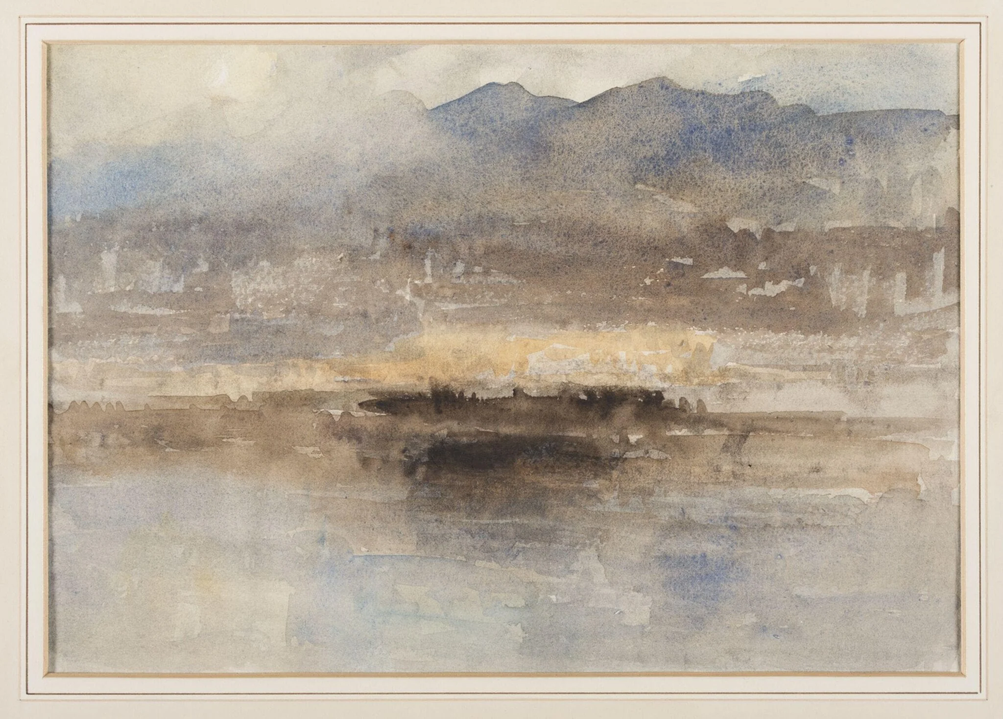 Sketch with Mountains