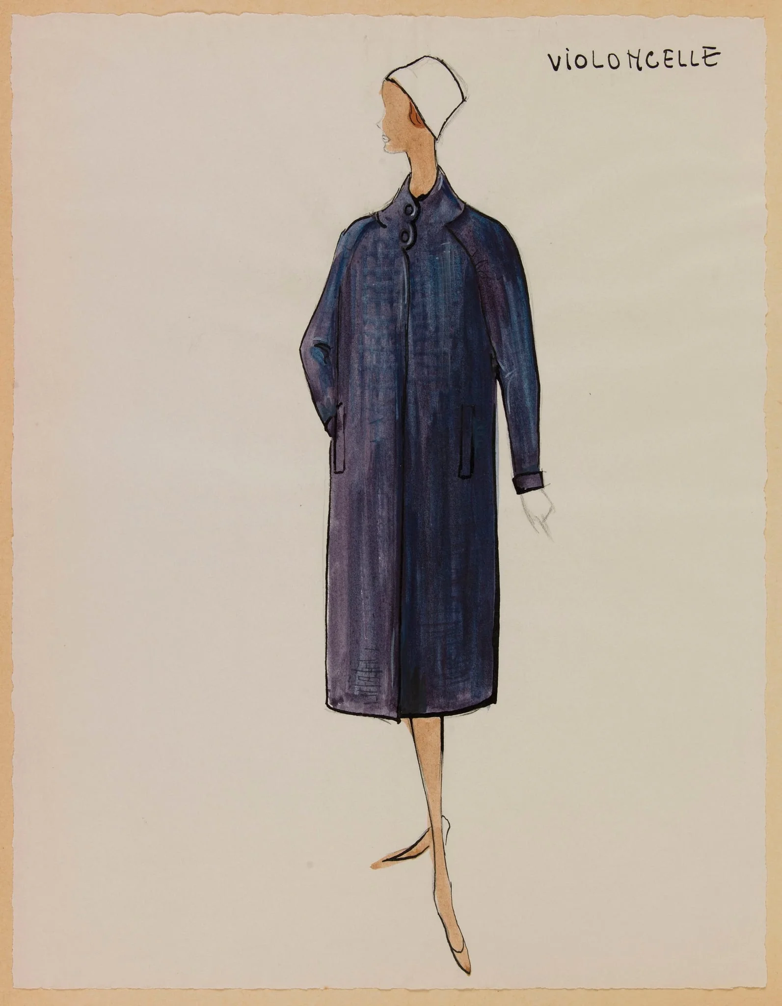 Violoncelle, by Carven, 1956