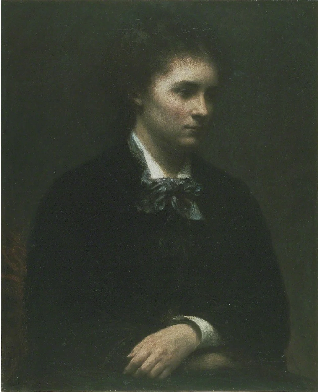 Portrait of Miss Edith Crowe, by Henri Fantin-Latour, oil, 1874