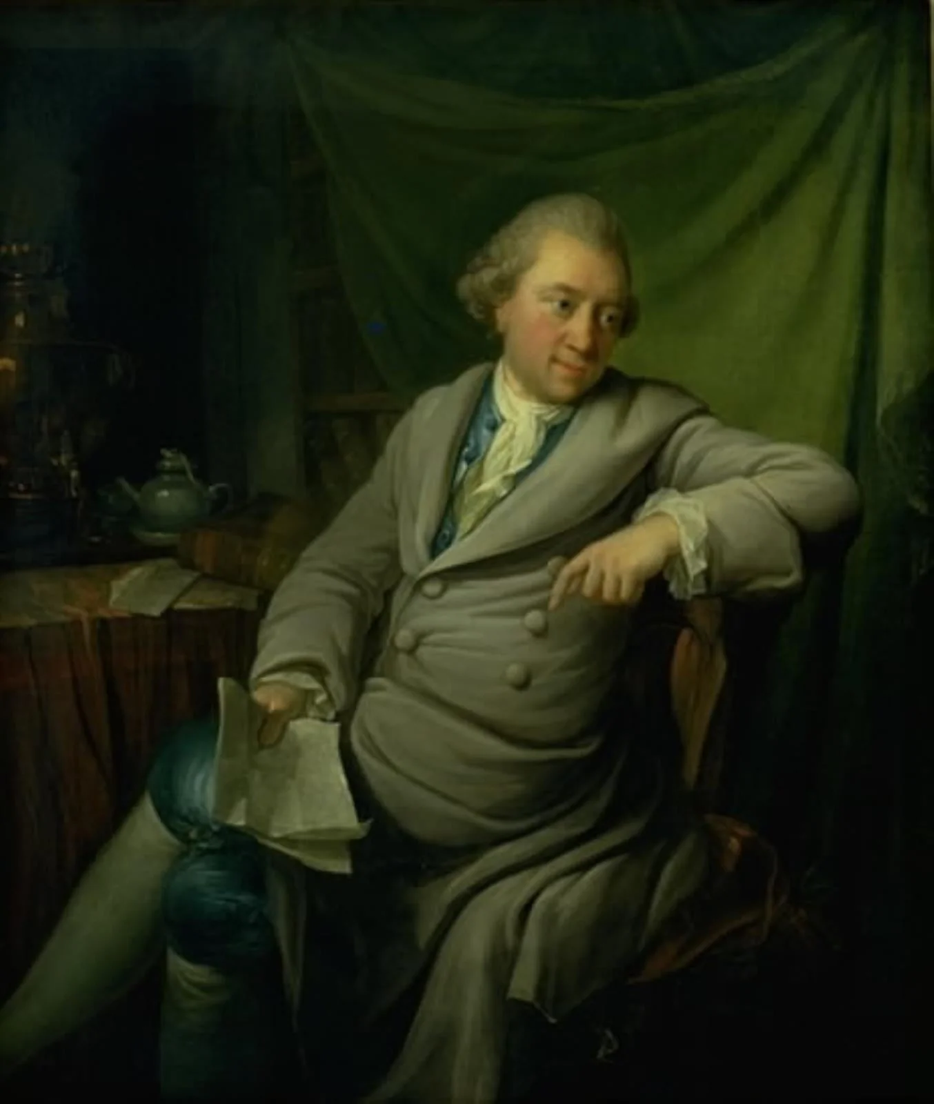 Postdirektør, justitsråd Johan Georg Pauli, by Unknown, 1770