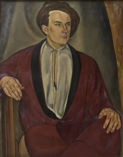 Portret în roșu (Portretul sculptorului Constantin Baraschi)