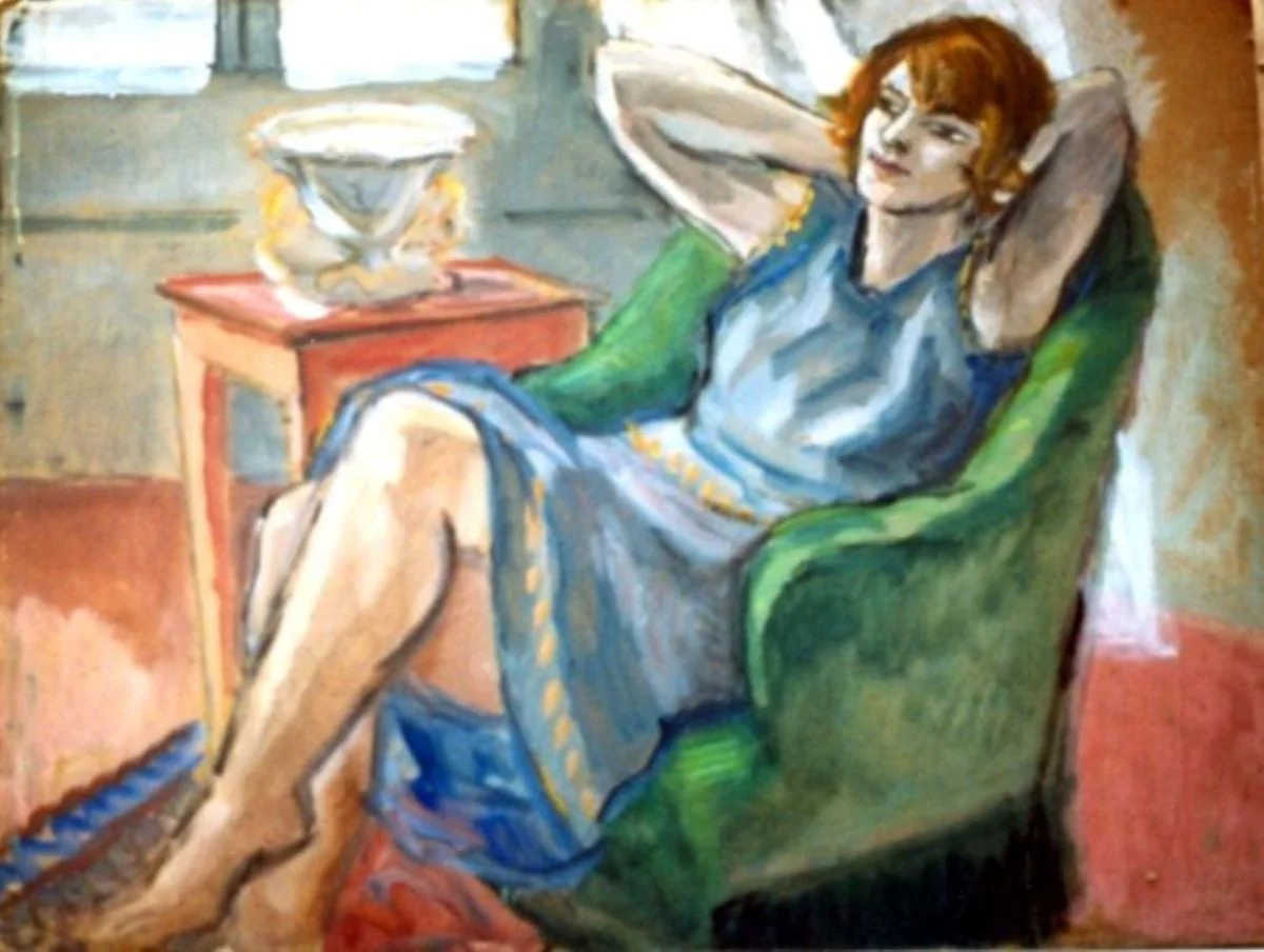 Femeie în atelier, by Theodor Pallady, unspecified, 1921
