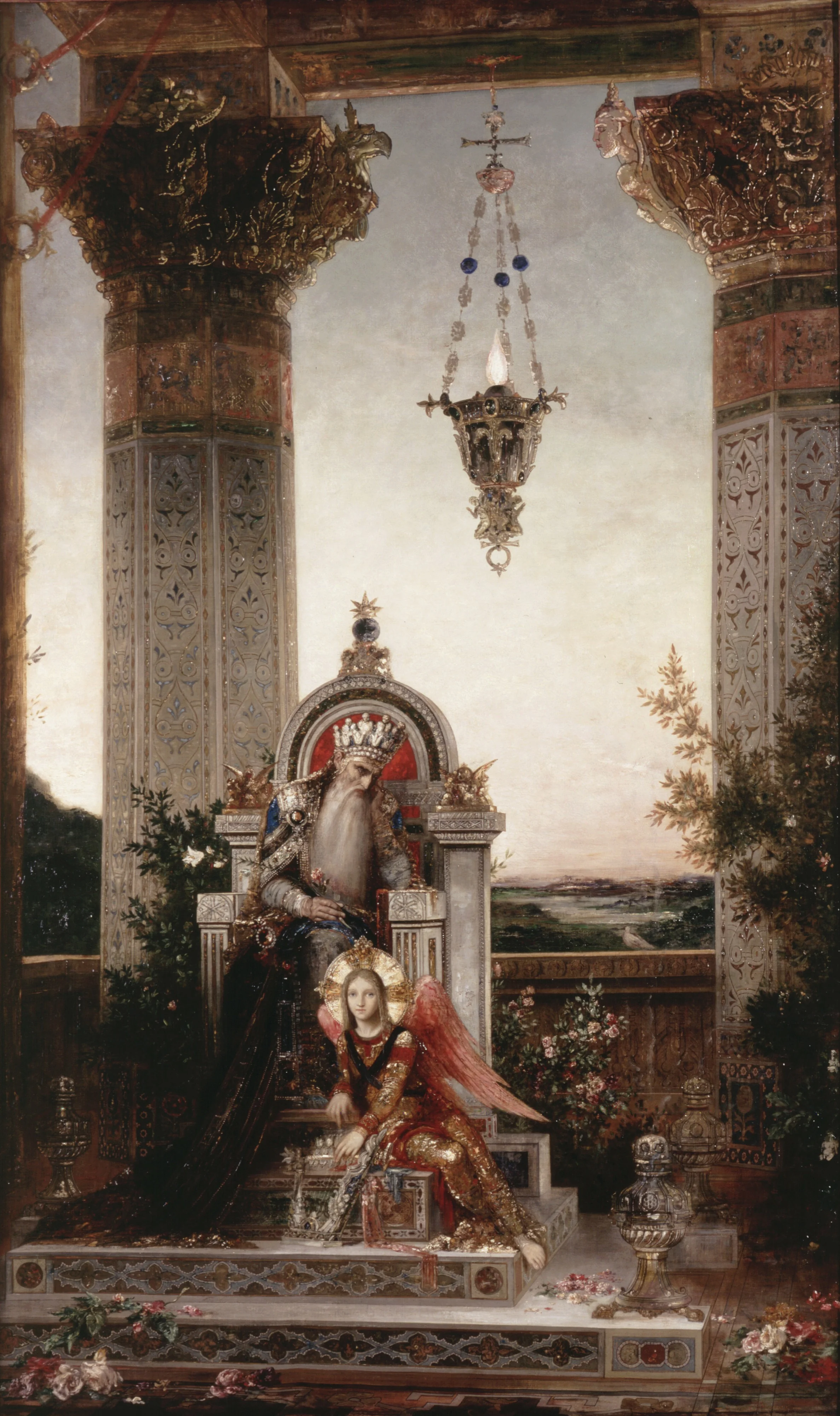 King David, by Gustave Moreau, oil, 1890