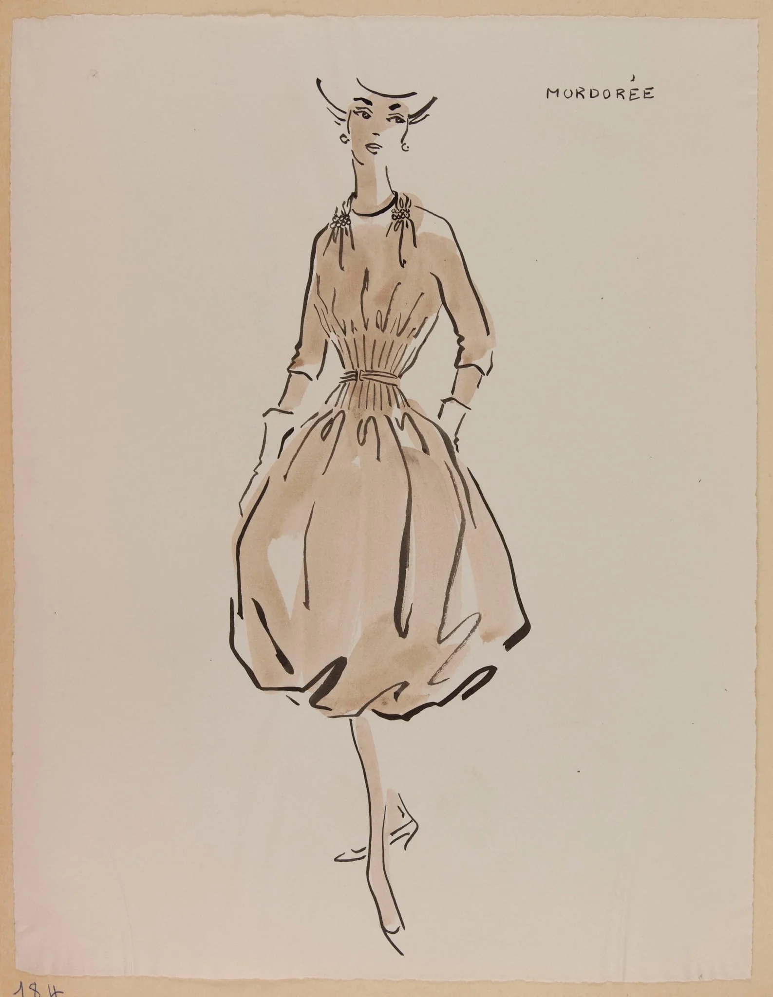 Mordorée, by Carven, 1956