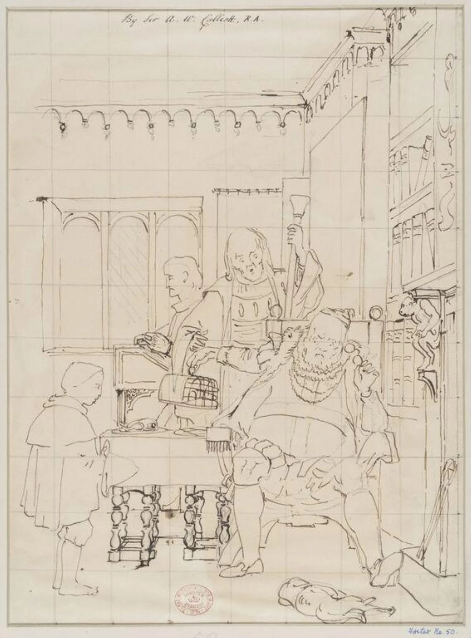 Figures at table