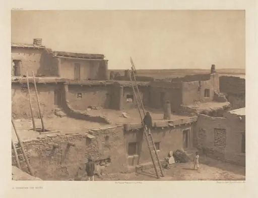 Portfolio XVII, Plate 615: A Corner of Zuñi