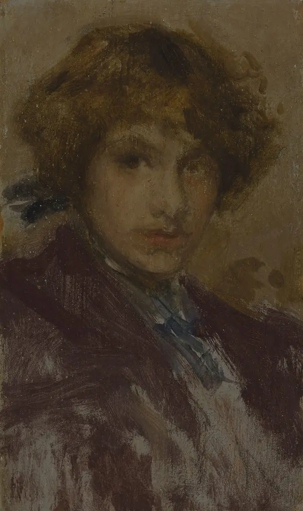 Study of a Young Girl's Head and Shoulders (Baroness de Meyer)