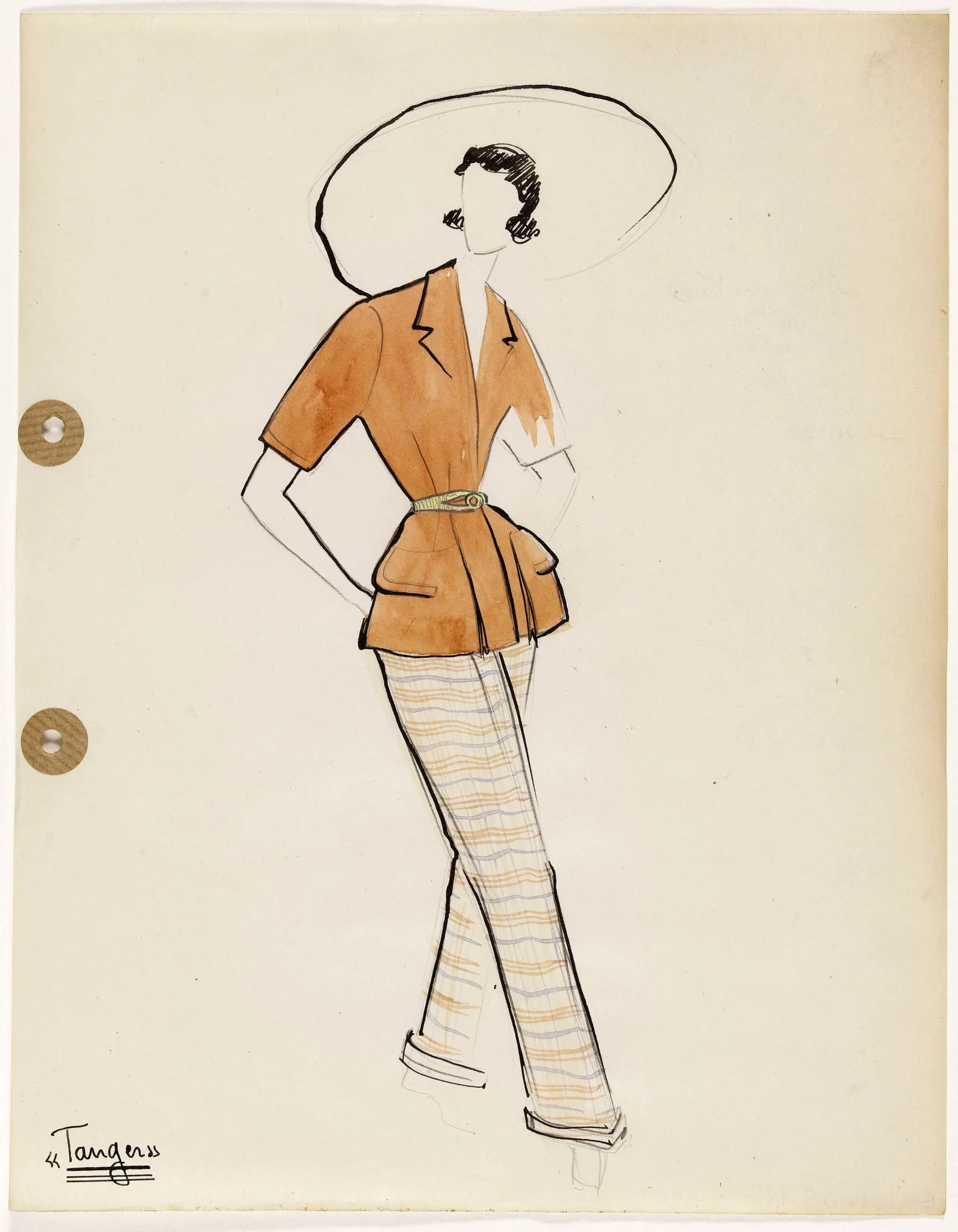 'Tanger', by Carven, 1949