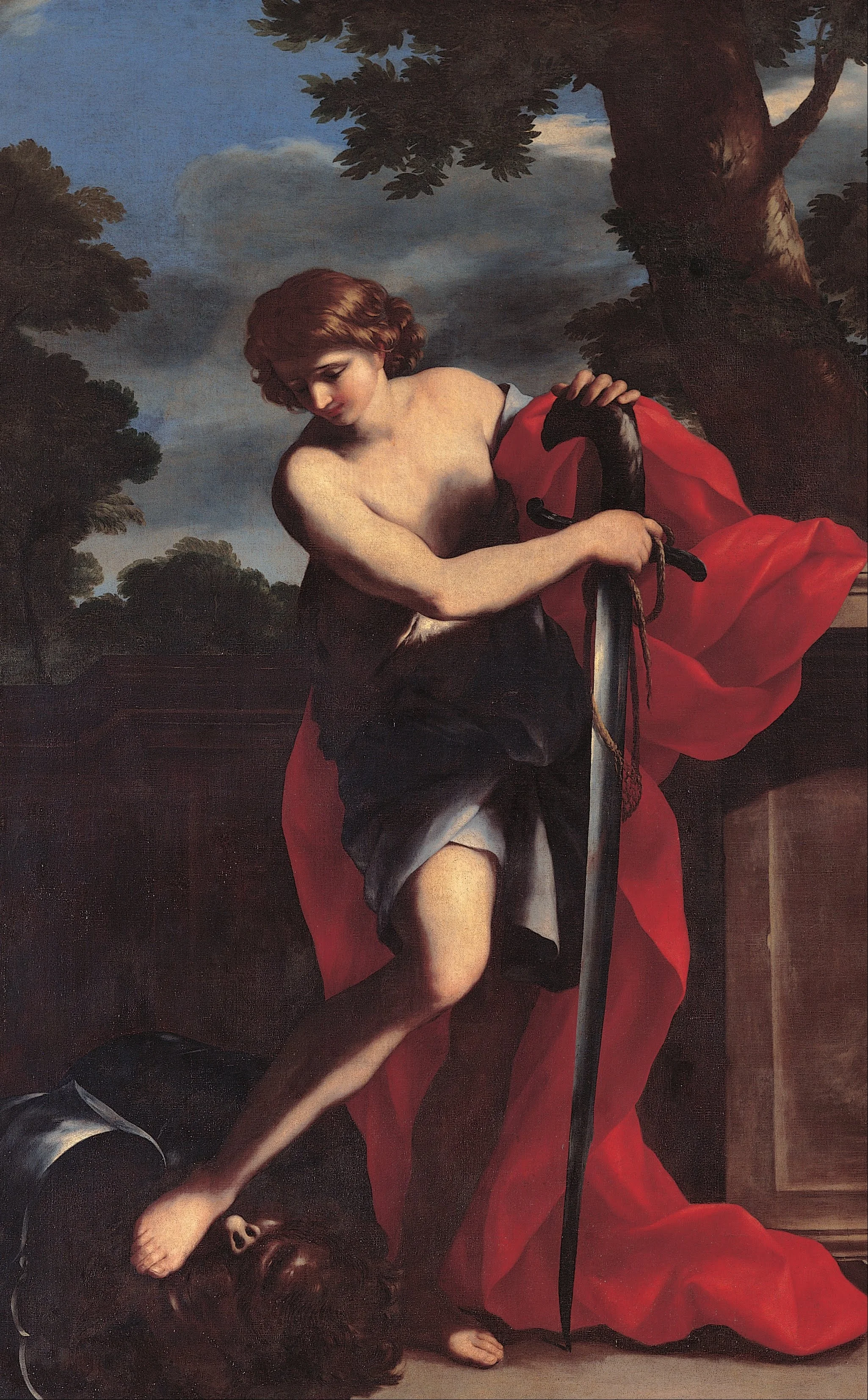 David, by Giovanni Francesco Romanelli, oil, 1637