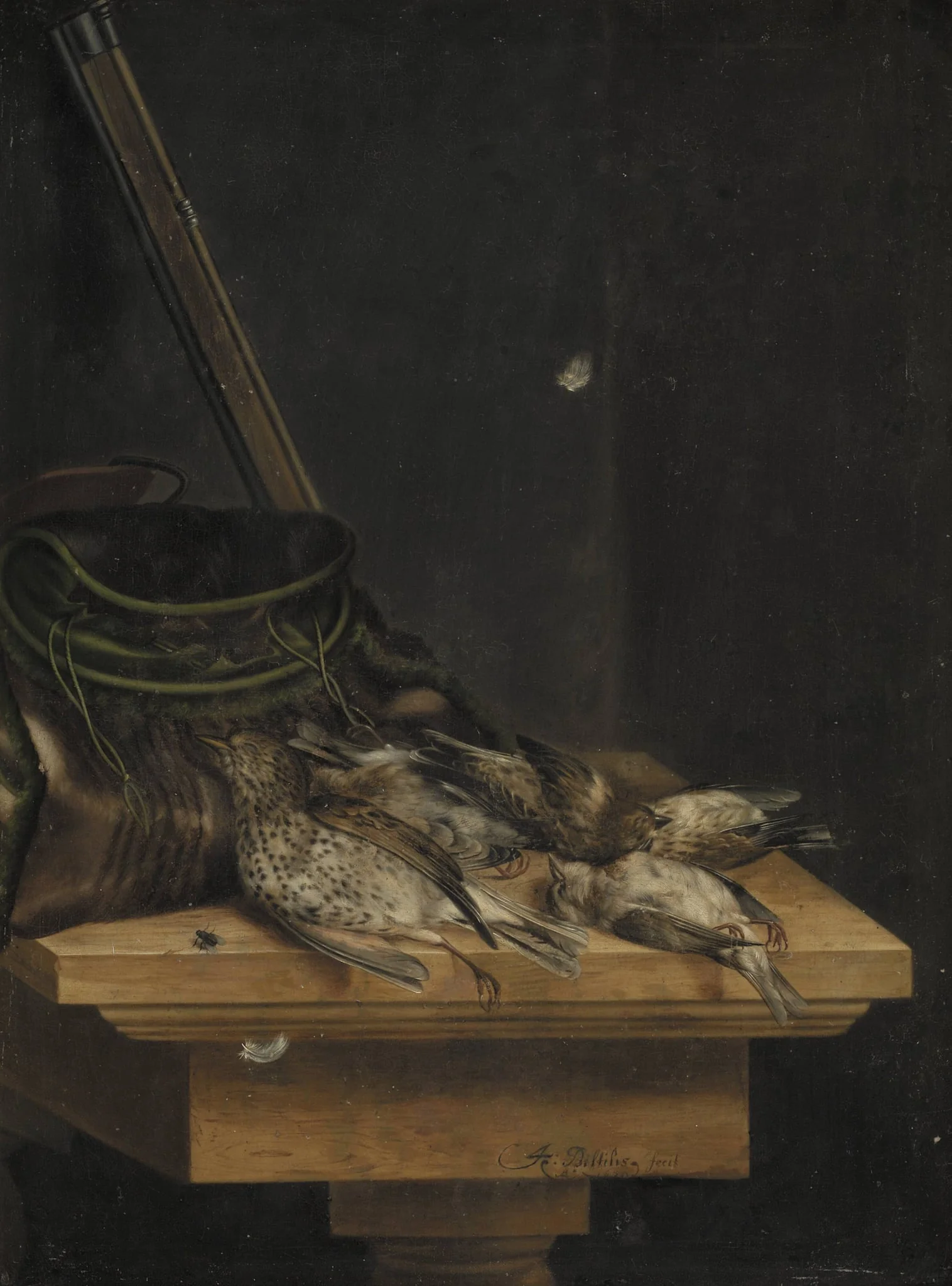 Dead Birds, by Unknown, 1670