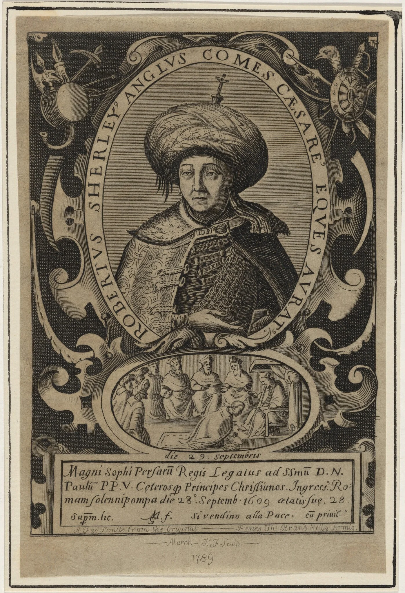 Robert Shirley, by Unknown 19th Century, 1789