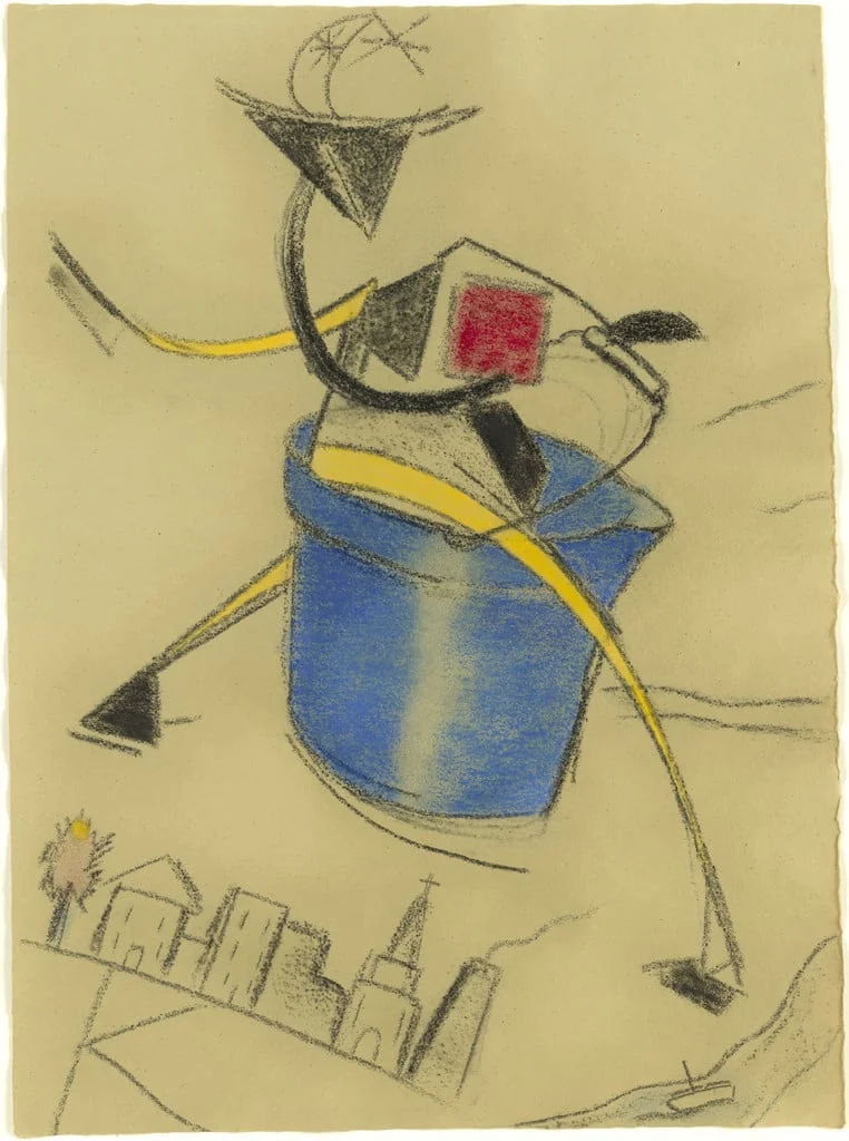 Untitled, by R. B. Kitaj, pastel, 2002