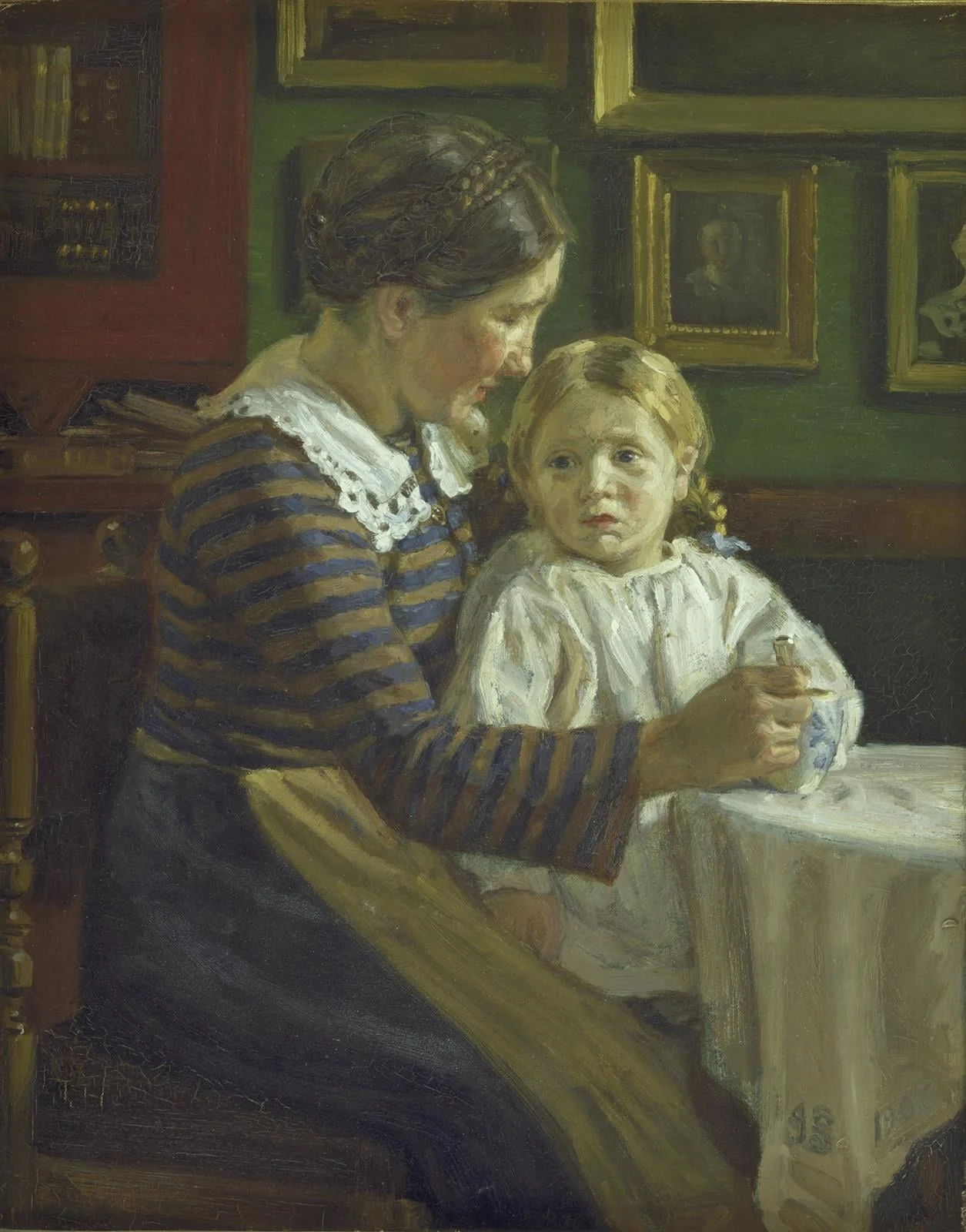 Marie får mad, by Unknown, 1906