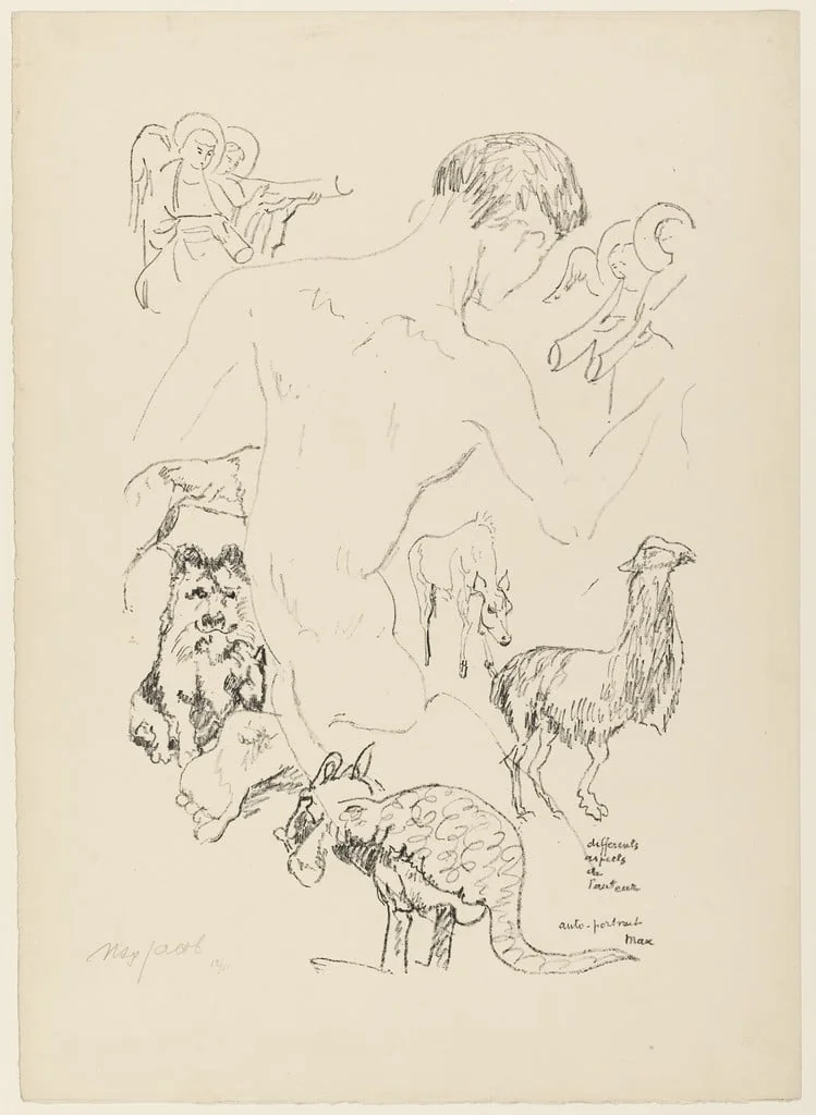 Untitled, by Max Jacob, ink, 1920