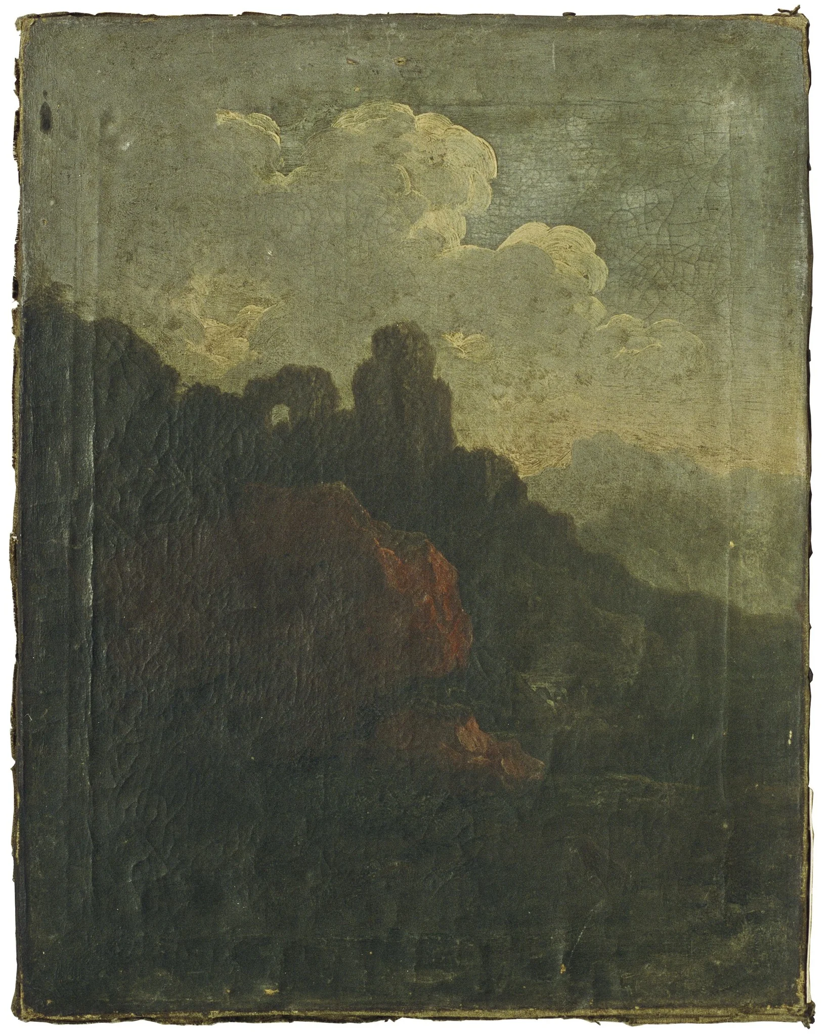 Landskap, by Unknown, oil