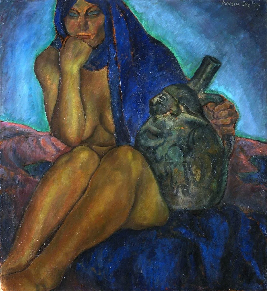 Nud cu idol, by Gheorghe Ionescu-Sin, unspecified