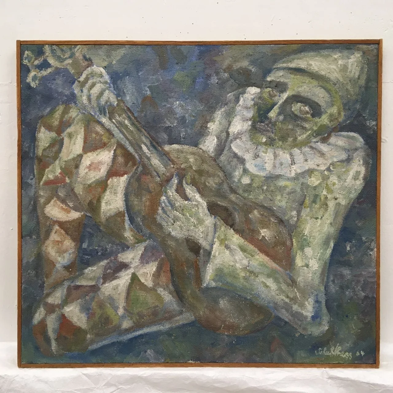 Schuldhess, Jörg Shimon - Gemälde, Musiker, by Jörg Shimon Schuldhess, 1964