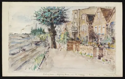 Zachary House, Zoffany House and the Moorings, Strand-on-the-Green, Chiswick