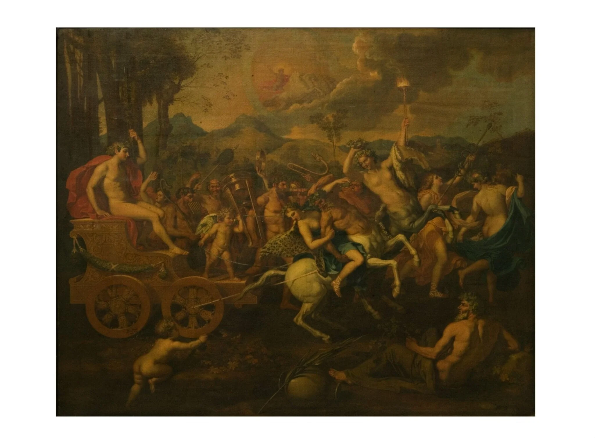 The Triumph of Bacchus, by Nicolas Poussin, oil, 1800