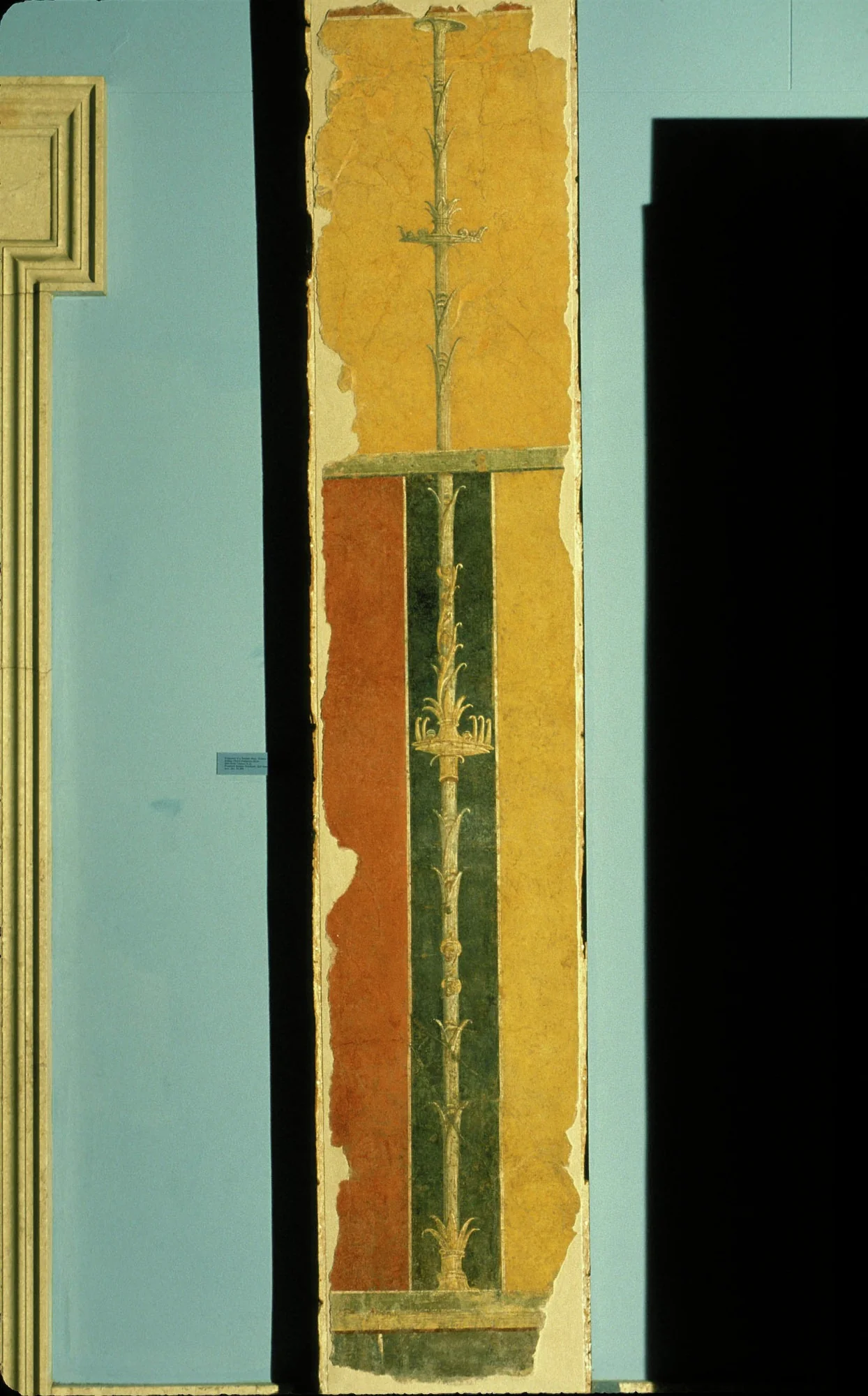 Section of a Wall Painting, by Unknown, unspecified, 1850