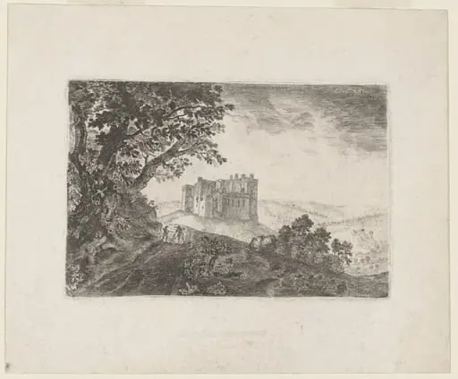 Crichton Castle from the Northeast