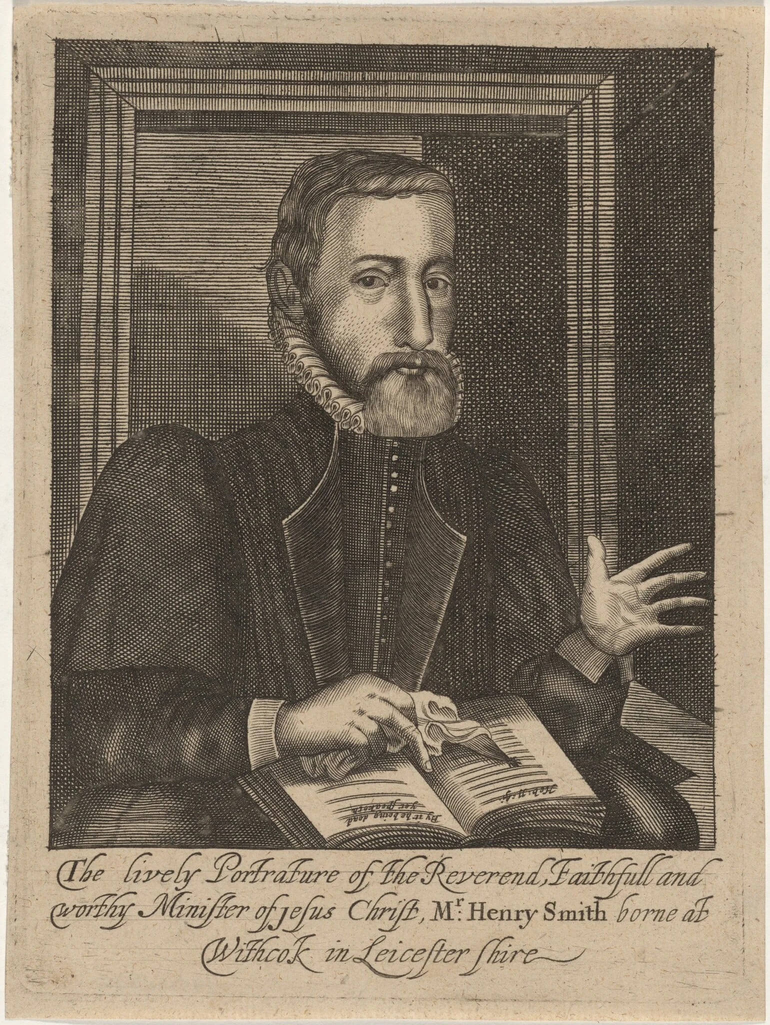 Mr. Henry Smith, by Thomas Cross, ink, 1653