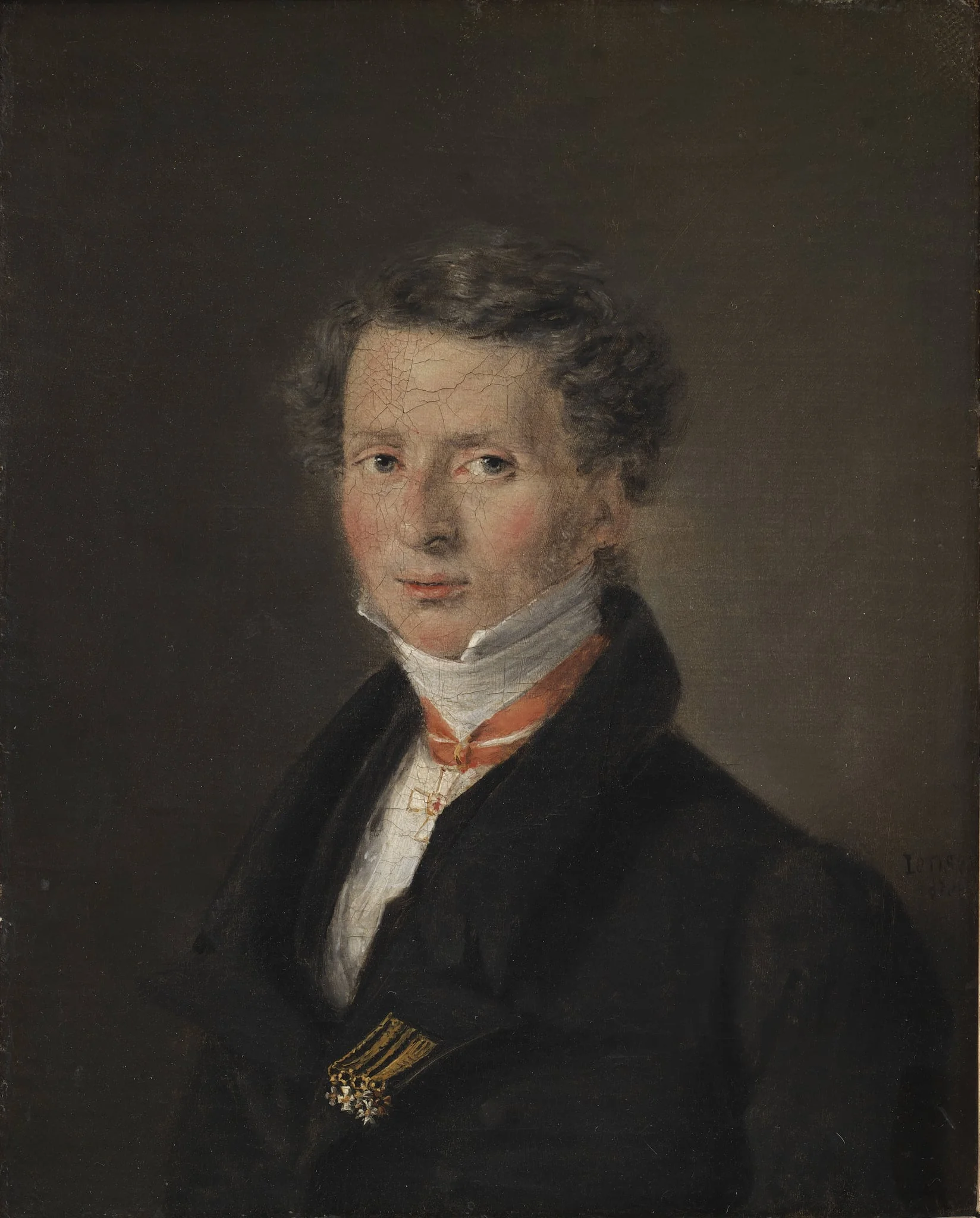 Mathias Friis von Irgens-Bergh, Danish Chargé d'Affaires in Dresden, by Unknown, 1824