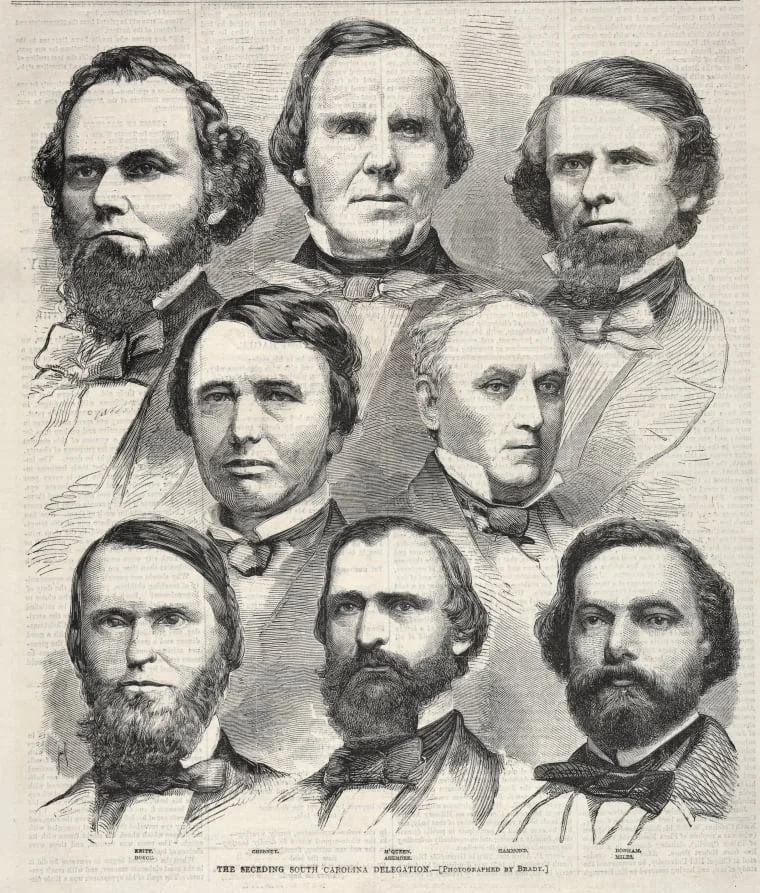 The Seceding South Carolina Delegation, by Winslow Homer, 1860