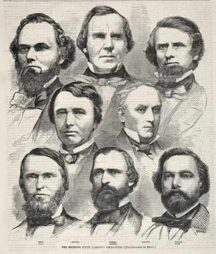 The Seceding South Carolina Delegation