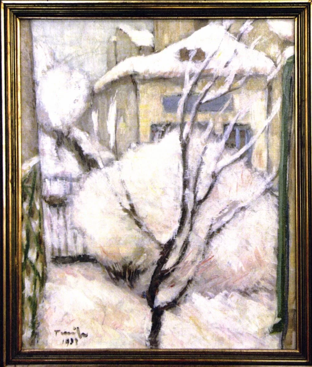 Efect de iarnă, by Nicolae Tonitza, 1933