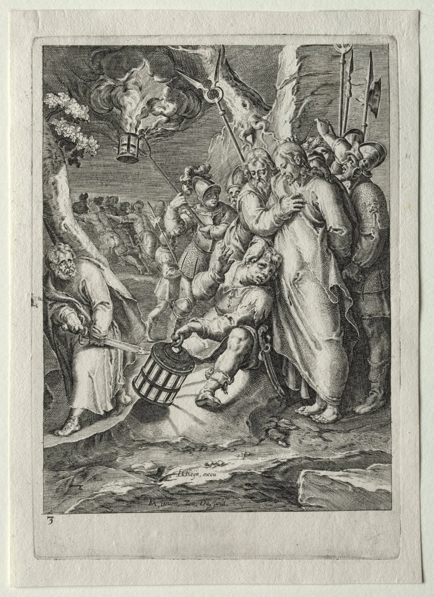 Passion Set:  The Treason of Judas, by Zacharias Dolendo, 1597