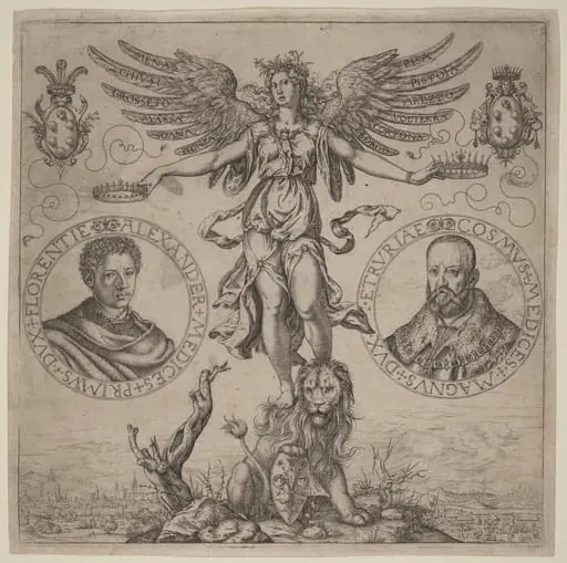 Alexander de Medicis and Cosmo de Medicis