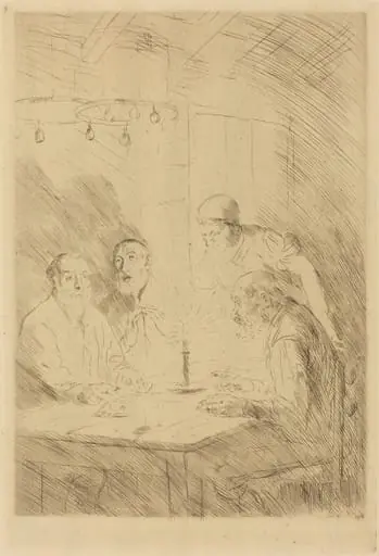 Supper of the Poor (Le souper chez misere)