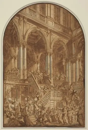 Christ Led Captive from a Palace