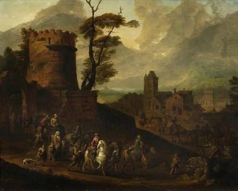 View of a town