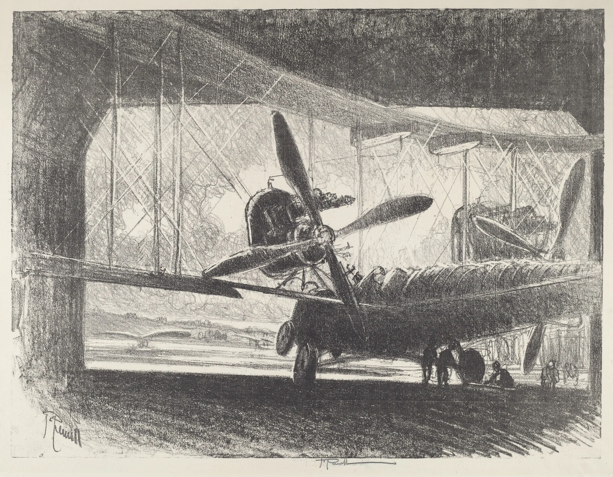 The Big Bug, by Joseph Pennell, ink, 1916