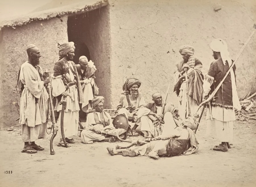 Group of Natives from Near Khyber Pass, by John Burke, 1879
