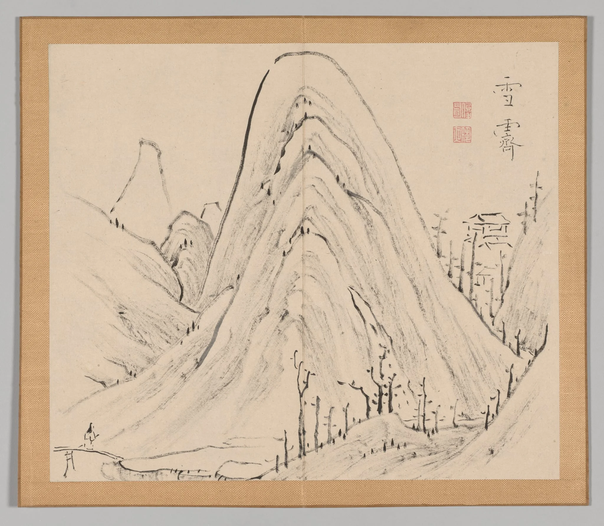 Reverberations of Taiga, Volume 1 (leaf 33), by Aoki Shukuya, 1704