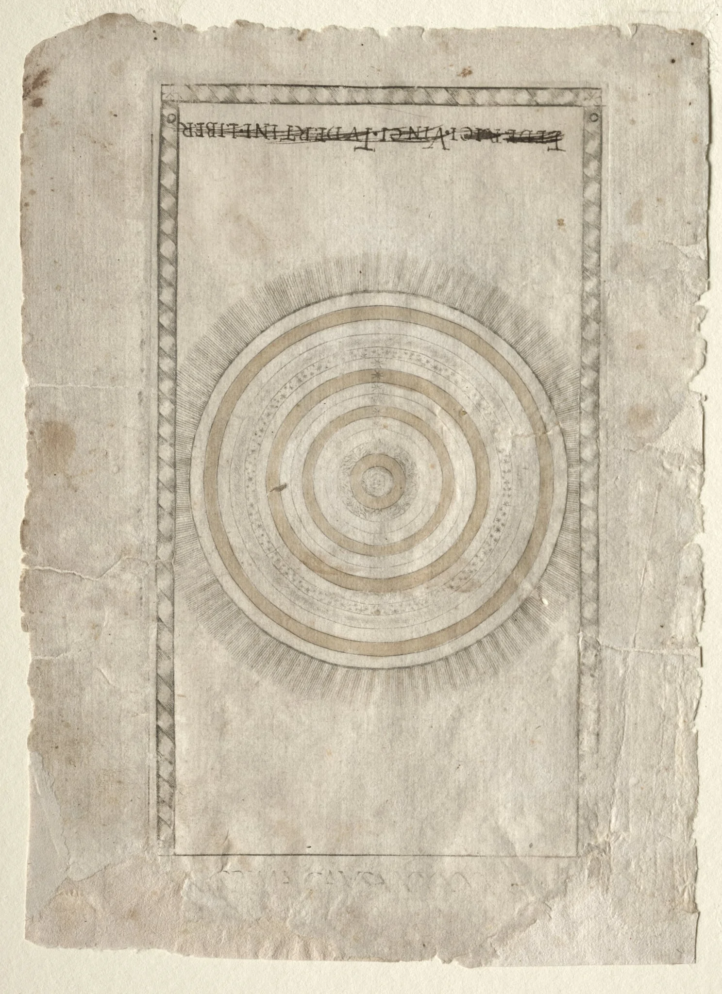 The Empyrean Sphere (from the Tarocchi, series A:  Firmaments of the Universe, #50)