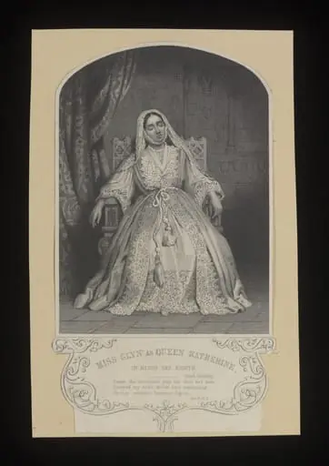 Miss Glyn as Queen Katherine