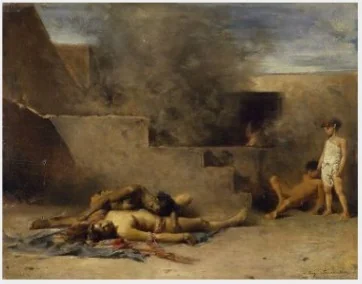 L'Incendie, by Eugène Fromentin, unspecified, 1867