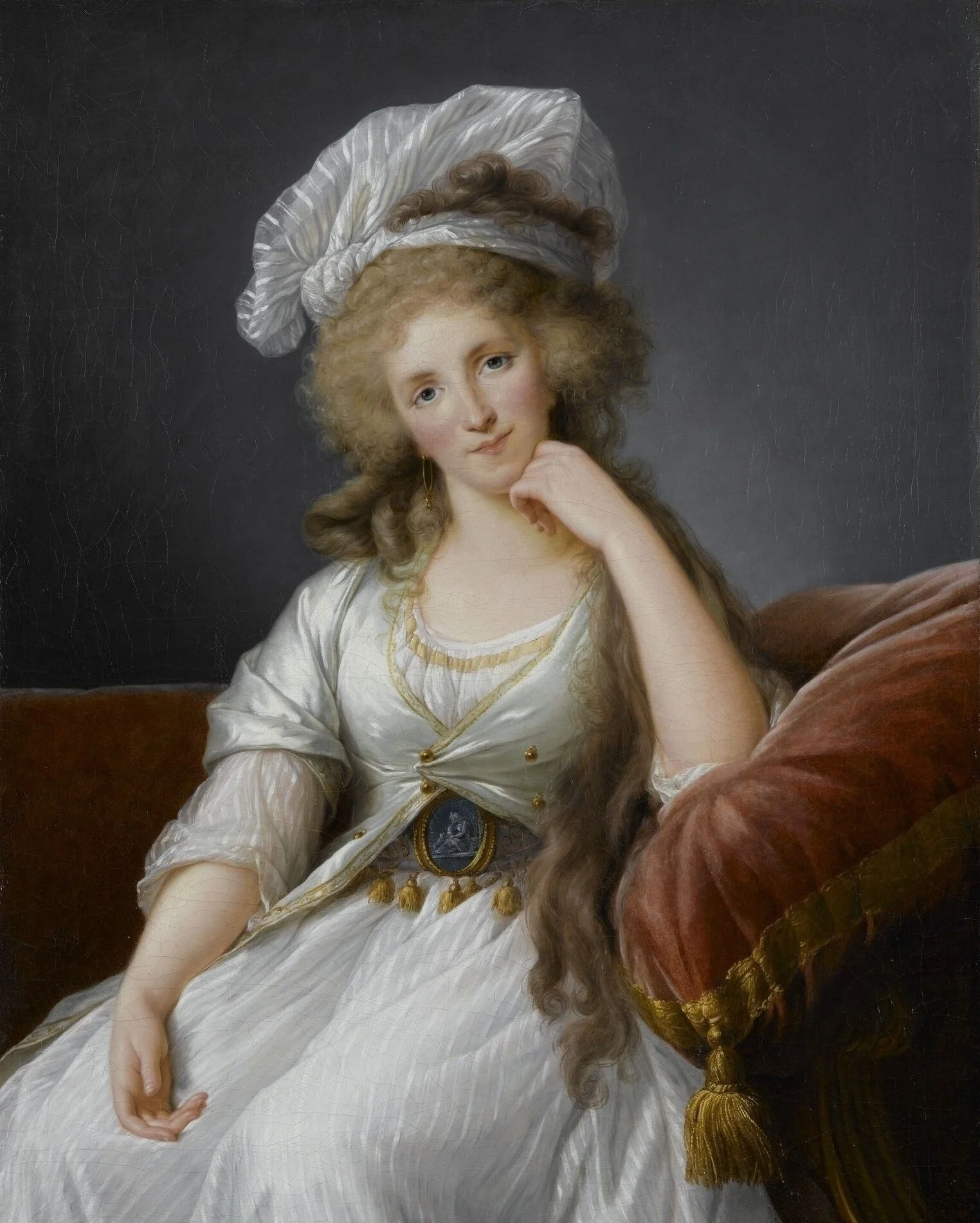 Louise-Marie-Adélaïde de Bourbon-Penthièvre, Duchess of Orléans, by Élisabeth Louise Vigée Le Brun, oil, 1790