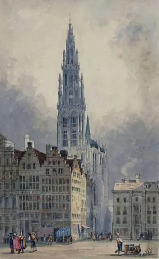 Cathedral Tower in Antwerp