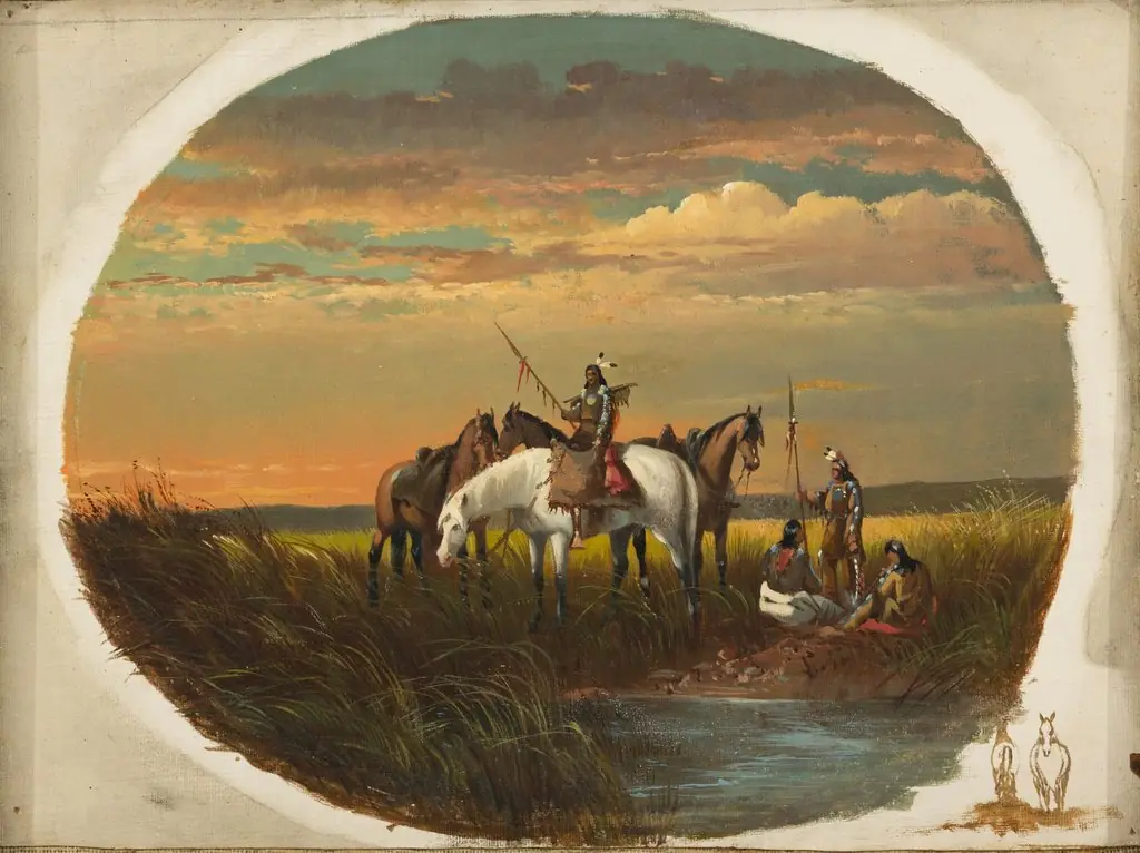 A Halt on the Prairie for a Smoke