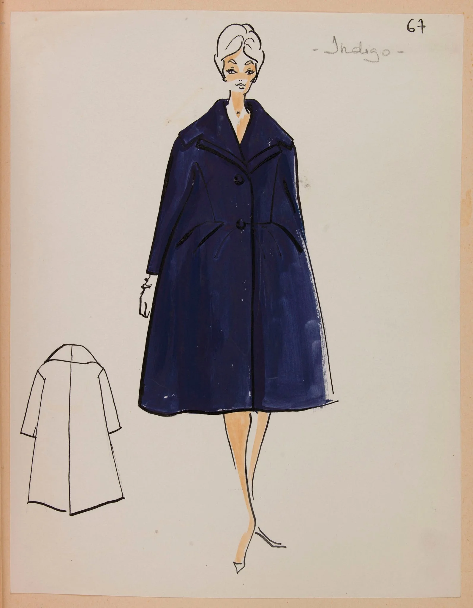 Indigo, by Marie-Louise Carven, 1958