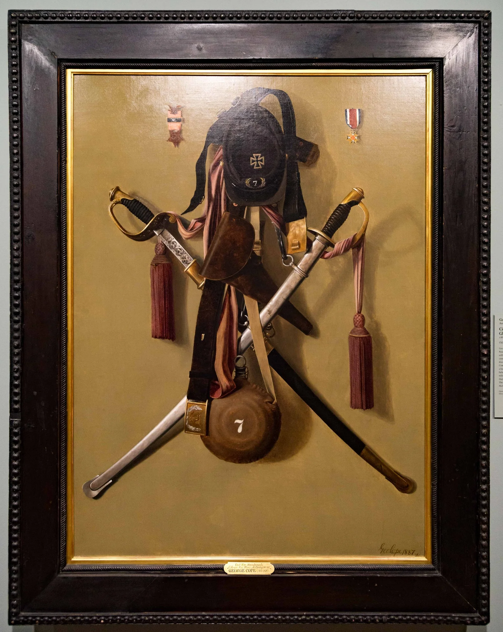 Civil War Regalia of Major Levi Gheen McCauley