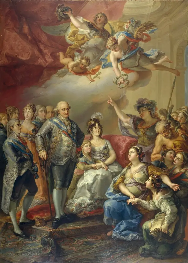 Charles IV and his Family honoured by the University of Valencia