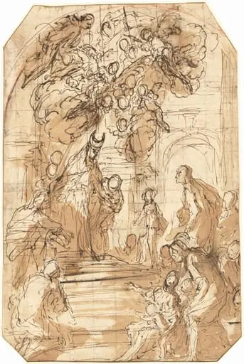 Presentation of the Virgin in the Temple [recto]