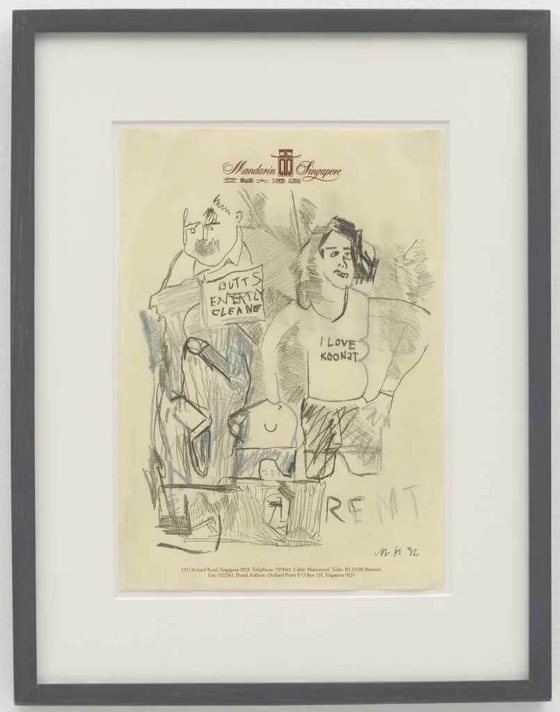 Untitled, by Martin Kippenberger, graphite, 1992