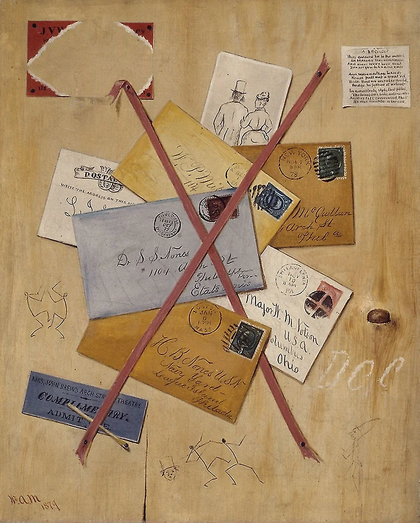 Rack Picture for Dr. Nones, by Unknown, oil, 1890
